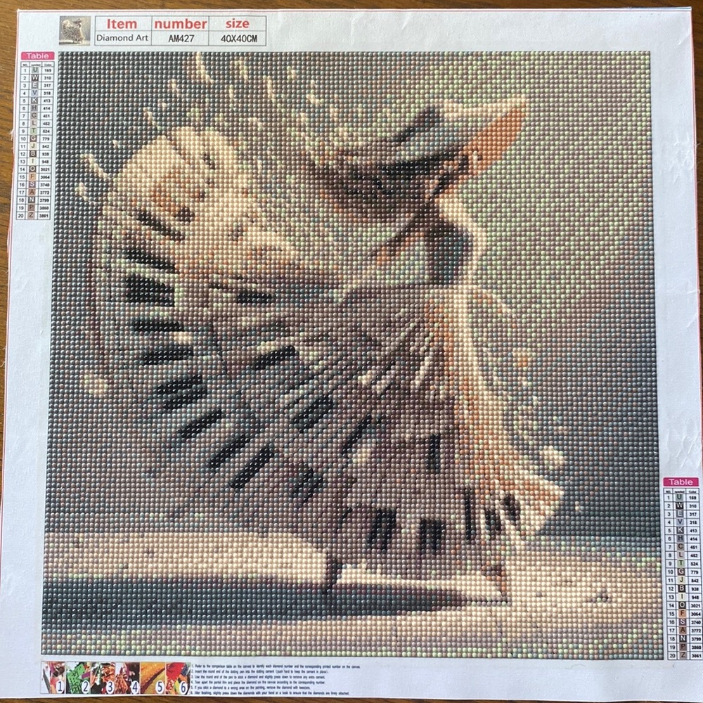 Ballerina Ballet Dancer With Piano Dress Diamond Dot Art Picture Painting